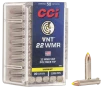 CCI Varmint Rimfire Ammo 22 Magnum Varmint Tipped 30 Grain 50 Rounds