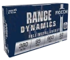 Fiocchi Range Dynamics Pistol Ammo 380 ACP 95 gr  FMJ 50 rd 