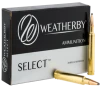 Weatherby Select Rifle Ammo 300 Weatherby Magnum Hornady Interlock 165 Grain 20 Rounds