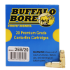 Buffalo Bore Ammunition 25B20 Heavy Strictly Business 357Sig 125gr Full Metal Jacket Flat Nose 20 Rounds