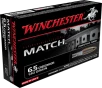 Winchester Match Rifle Ammo 6 5 Creedmoor MatchKing BTHP 140 Grain 20 Rounds