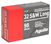 Aguila Pistol Ammo 32 S W Long 98 gr  LRN 50 rd 