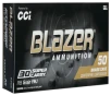 CCI Blazer Brass Pistol Ammo 30 Super Carry 115 gr  FMJ 50 rd 