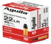Aguila Ammunition  22 Long Rifle Solid Point 40 Grain 50 Rounds