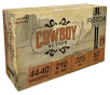 Fiocchi Cowboy Action 44-40 Win Lead Round Nose Flat Point 210 Grain 50 Rounds