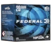 Federal TG208 Top Gun 20 Gauge 2 75 quot  7 8 oz 8 Shot 25 Rounds