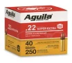 Aguila Super Extra High Velocity   22LR  CPSP  40 Grain  250 Rounds