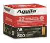 Aguila Super Extra High Velocity   22LR  CPHP  38 Grain  500 Rounds