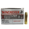 Winchester 40 S W 180 gr Winclean Super X Trade Ammo 50 Box