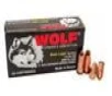 Wolf Ammo 9mm 115 gr FMJ Bimetal Steel Performance Ammunition 50 Box