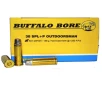 Buffalo Bore Heavy 38 Special  P Outdoors Pistol 158gr Flat Nose Ammo - 20 Rounds