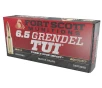 Fort Scott Munitions TUI 6 5 Grendel 123gr SCS Centerfire Rifle Ammo - 20 Rounds