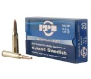 PPU Metric Rifle 6 5x55mm Swedish Mauser 139gr FMJBT Rifle Ammo - 20 Rounds