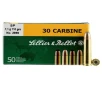 Sellier   Bellot 30 Carbine 110gr SP Rifle Ammo - 50 Rounds
