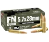 FN GUNR 5 7x28mm 40gr FMJ Handgun Ammo - 50 Rounds
