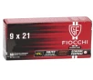 Fiocchi Classic Line 9  21   mm IMI Ammunition 124 Grain Full Metal Jacket Truncated Cone     9x21mm124