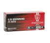 Fiocchi 6 35 Browning 25 ACP AUTO Ammunition 50 Grain Full Metal Jacket - 25AP