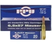 Prvi Partizan Metric Rifle 6 5x57mm Mauser Ammunition 139 Grain Soft Point Boat Tail - PP6M