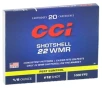 CCI Shotshell 22 WMR Ammunition 52 Grain  12 Shot - 0025