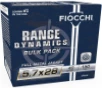 Range Dynamics Full Metal Jacket 5 7mm x 28mm Handgun Ammo - 150 Round Box