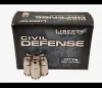 Civil Defense Hollow Point 357 Sig Handgun Ammo - 20 Round Box
