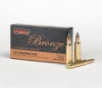 Bronze Full Metal Jacket Boat Tail 55 gr 223 Remington Rifle Ammo - 20 Round Box
