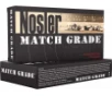 Match Grade Custom Competition Hollow Point Boat-Tail 190 gr 30 Nosler Rifle Ammo - 20 Round Box