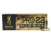 Browning Ammunition 22 LR 40 Gr Lead Round Nose Pro22 Rimfire 100 Box