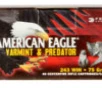 Federal AE24375VP American Eagle Varmint   Predator 243Win 75gr Jacketed Hollow Point 40 Per Box 5 Case
