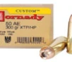 Hornady 9245 Custom  50AE 300gr Hornady XTP Hollow Point 20 Per Box 10 Case