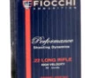 Fiocchi 22FHVCHP Field Dynamics High Velocity 22LR 38gr Copper Plated Hollow Point 50 Per Box 100 Case