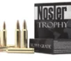 Nosler 60126 Trophy Grade Long Range 300 Win Mag 190 gr AccuBond Long Range 20 Bx  10 Cs