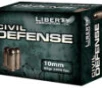 Liberty Ammunition LACD10032 Civil Defense  10mm Auto 60 gr 2400 fps Lead-Free Fragmenting Hollow Point  LFFHP  20 Bx 10 Cs