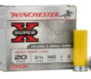 Winchester Ammo XU20H6 Super X Heavy Game Load 20 Gauge 2 75  1 oz 6 Shot 25 Bx  10 Cs