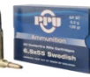 PPU PP6SWS Metric Rifle  6 5x55 Swedish 139 gr Soft Point  SP  20 Bx  10 Cs