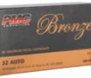 PMC 32A Bronze  32 ACP 71 gr 781 fps Full Metal Jacket  FMJ  50 Bx 20 Cs