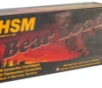 HSM 458SOCOM1N Bear Load  458 SOCOM 350 gr Jacketed Flat Point  JFP  20 Bx  25 Cs