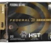 Federal P357SHST1S Premium Personal Defense 357 Sig 125 gr HST Jacketed Hollow Point 20 Bx  10 Cs