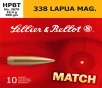 Sellier   Bellot SB338LMB Rifle  338 Lapua Mag 300 gr Hollow Point Boat-Tail  HPBT  10 Bx  10 Cs