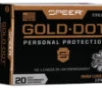 Speer Ammo 23617GD Gold Dot Personal Protection 9mm Luger  P 124 gr Hollow Point  HP  20 Bx  10 Cs