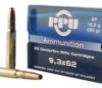 PPU PP9362 Metric Rifle  9 3mmx62 Mauser 285 gr Soft Point  SP  20 Bx  10 Cs