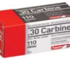 Aguila 1E302110 Rifle  30 Carbine 110 gr Full Metal Jacket  FMJ  50 Bx  20 Cs