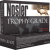 Nosler 60062 Trophy Grade  300RemSAUM 180gr Nosler Spitzer Partition 20 Per Box 10 Case