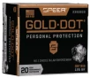 Speer Ammo 23918GD Gold Dot Personal Protection 357 Sig 125 gr Hollow Point  HP  20 Bx  10 Cs
