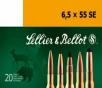 Sellier   Bellot SB6555C Rifle  6 5x55 Swedish 140 gr Full Metal Jacket  FMJ  20 Bx  20 Cs