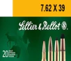 Sellier   Bellot SB76239B Rifle  7 62x39mm 124gr Soft Point 20 Per Box 30 Case